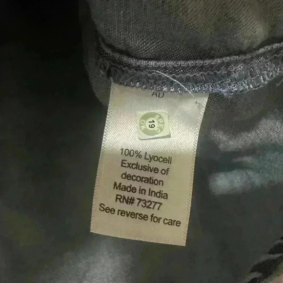 Lauren Conrad Blue Denim Peasant Top with Lace Detail, Size XS, Casual Office - Picture 3 of 5